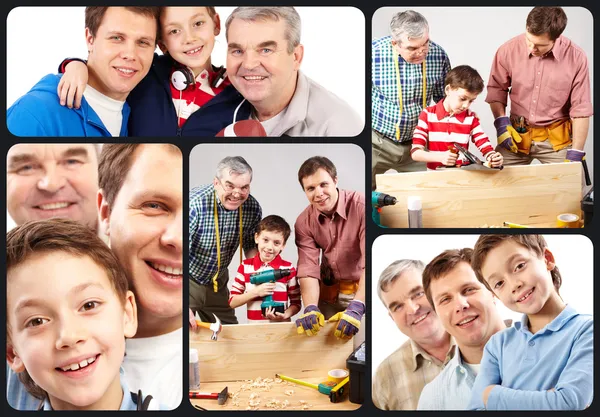 Cheerful family — Stock Photo, Image