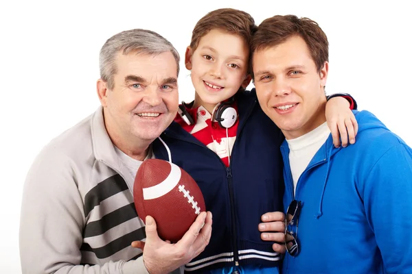 Sportive family — Stock Photo, Image