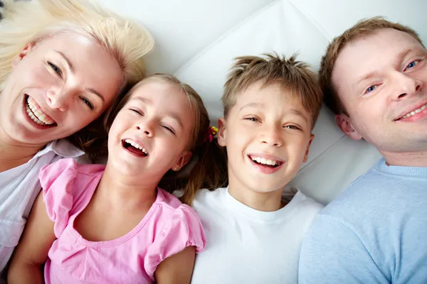 Parents with children — Stock Photo, Image