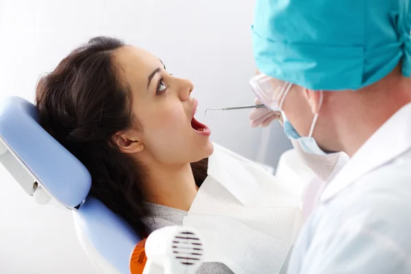牙齿护理 — 图库照片