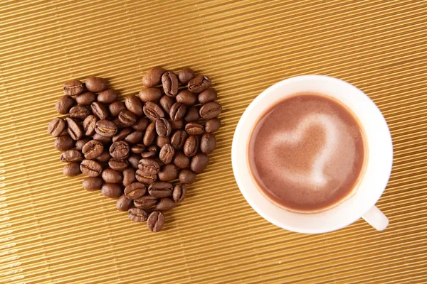 Любовь к кофе — стоковое фото