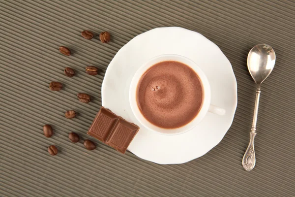 卡布奇诺和巧克力 — 图库照片