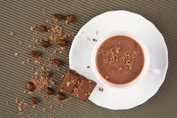 Cappuccino e cioccolatini — Foto Stock