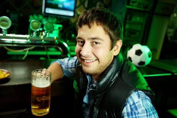A sport bárban srác — Stock Fotó