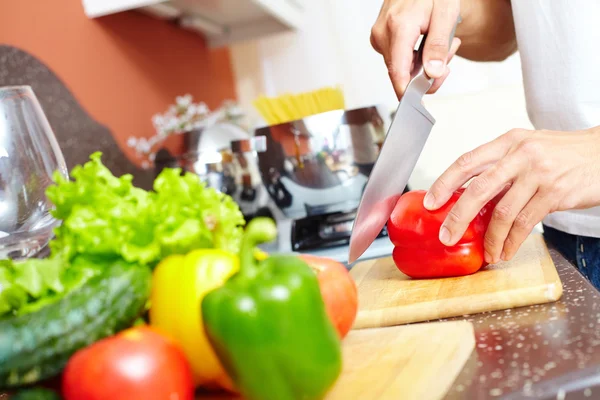 In Stücke geschnitten — Stockfoto