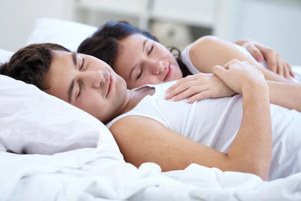 Sover tillsammans — Stockfoto