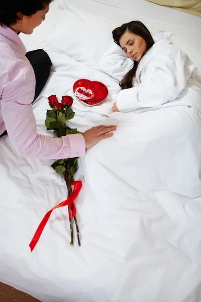 Romantic surprise — Stock Photo, Image