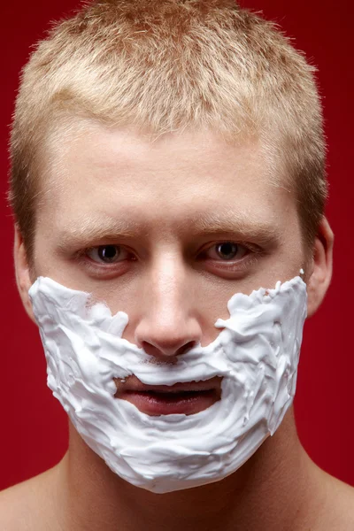 Pronto para fazer a barba — Fotografia de Stock
