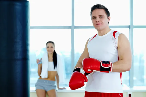 Mannelijke bokser — Stockfoto
