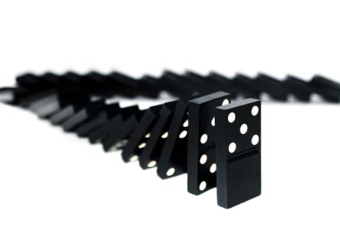 Falling domino clipart