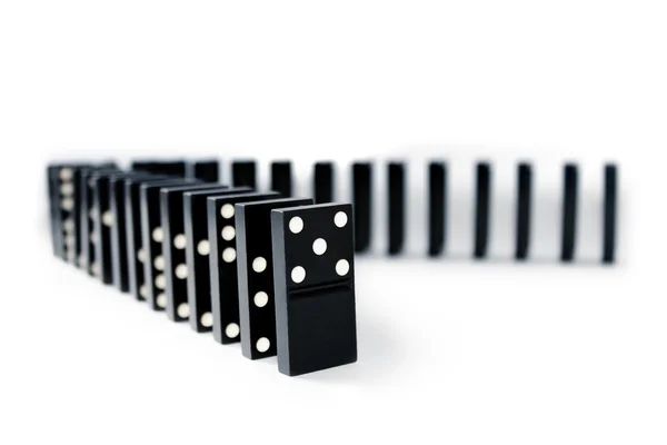 Domino lines — Stock Photo, Image