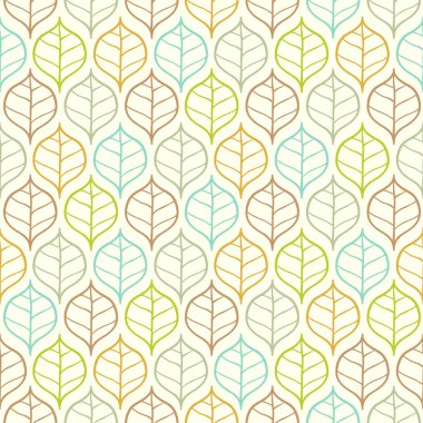 Leaf pattern clipart