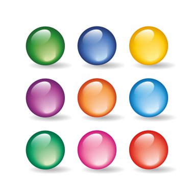 Glass balls clipart