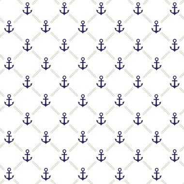 Anchor pattern clipart