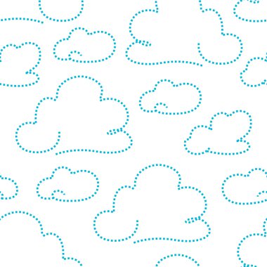 Cloudy pattern clipart