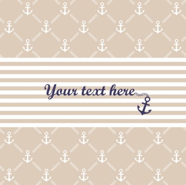 Anchor template clipart