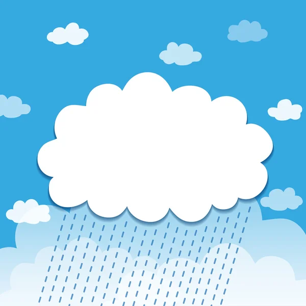 Cloudy background — Stock Vector
