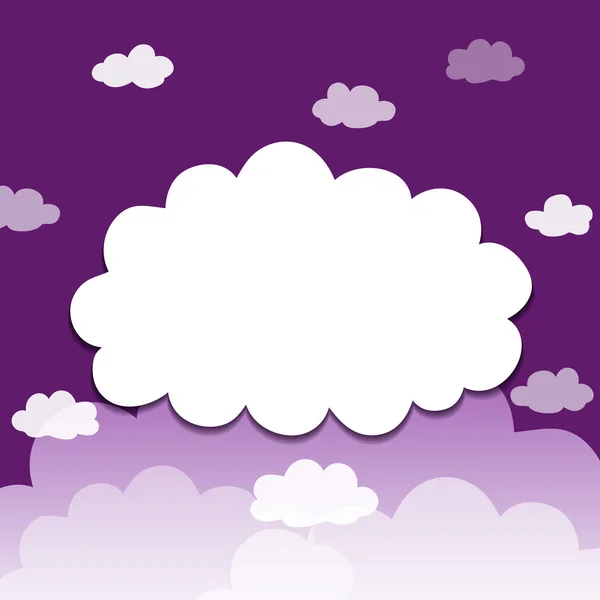 Cloudy background — Stock Vector