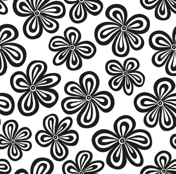 Patrón floral — Vector de stock