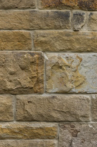 사암 벽의 뷰 닫기 — 스톡 사진