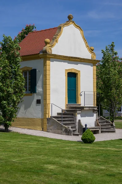 stock image Baroque garden house in idyllic garden