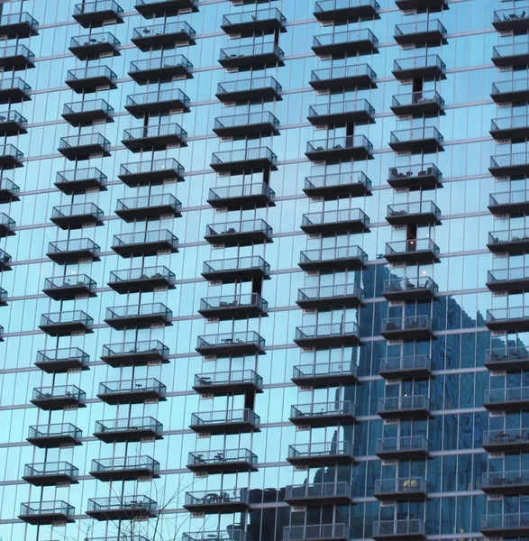 Glass Building in Buckhead District, Atlanta Georgia — Stock Photo, Image