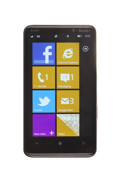Windows phone mango 7.5 — Fotografia de Stock