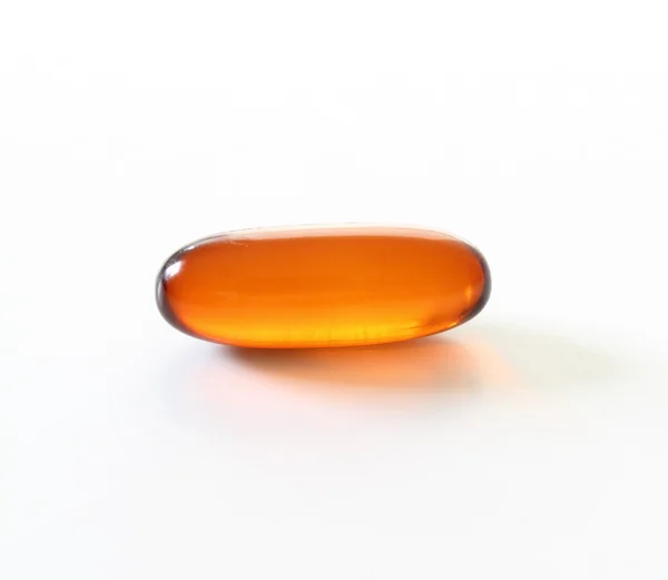 Flaxseed Oil Pill — Stock Photo, Image