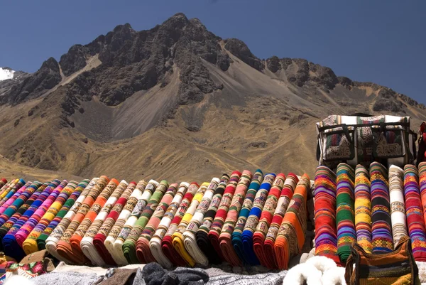 Cobertores peruanos — Fotografia de Stock