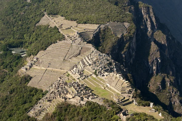 Machu Picchu de Wayna Picchu Imagen de stock