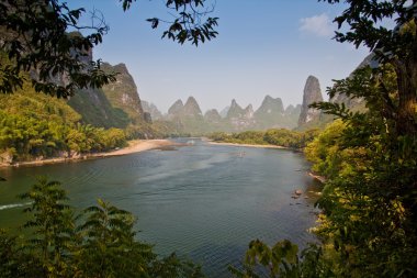 Yangshuo, Guilin in China clipart