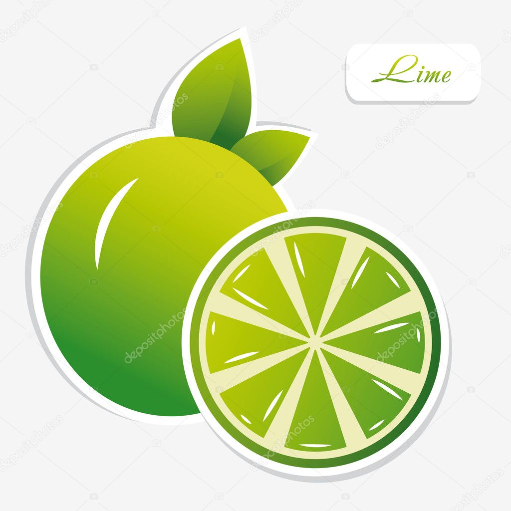 Lime sticker