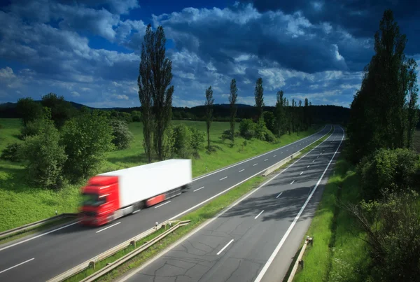 Truck on the road — Stock Photo, Image