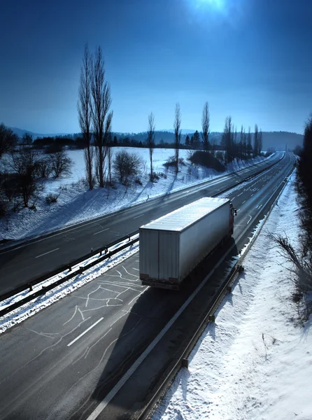 stock image Truck on the road