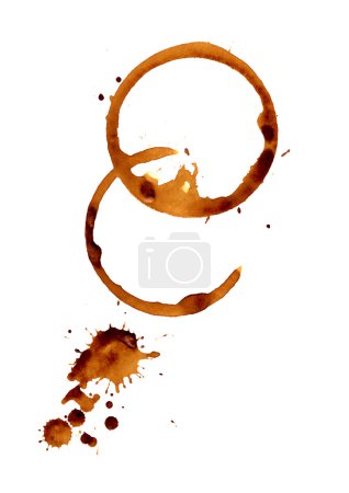 Taches de café .