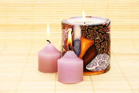 bougies bambou