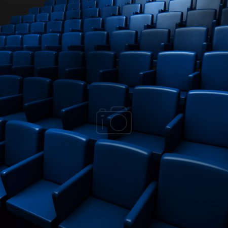 Auditorium de cinéma vide