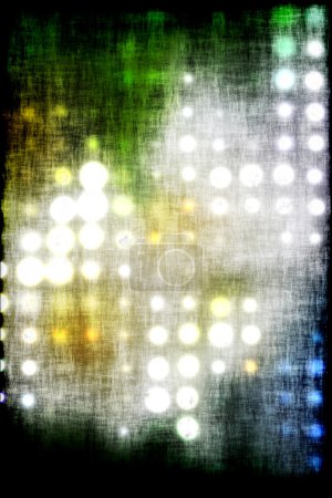 fond de points colorés