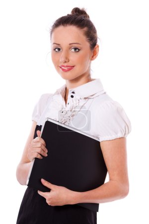 Femme d'affaires debout 