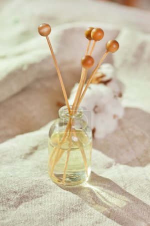 bouteille d'essences de plantes 