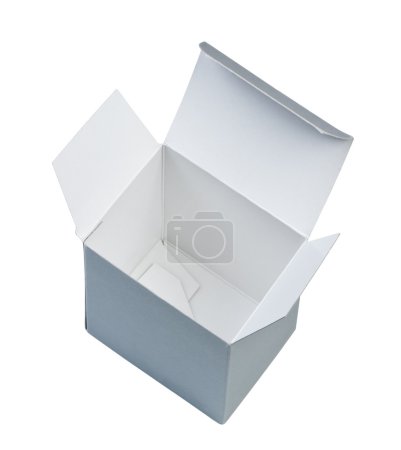 Boîte en carton vide .