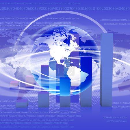 Graphiques et graphiques financiers mondiaux 