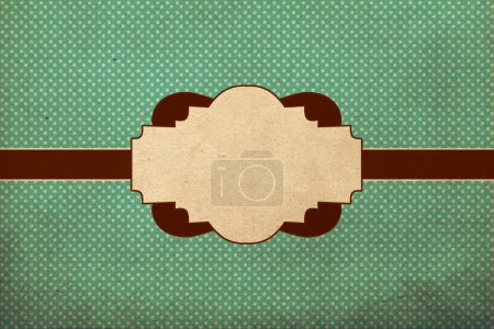 image vintage avec papier grunge, motif rétro 
