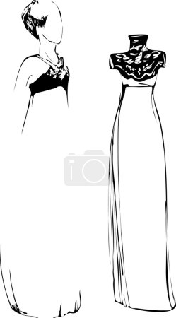 Robes de style avec taille haute 