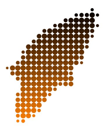 La carte de Rhodos 