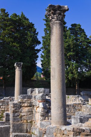 Vieilles ruines à Salona, Croatie 