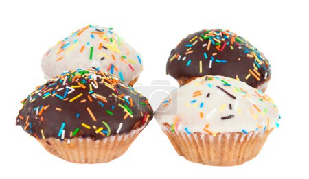 Cupcake isolé 