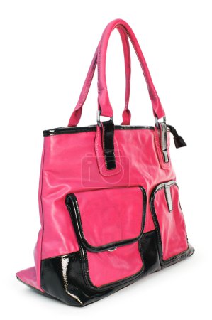 Sac femme élégant sur blanc 