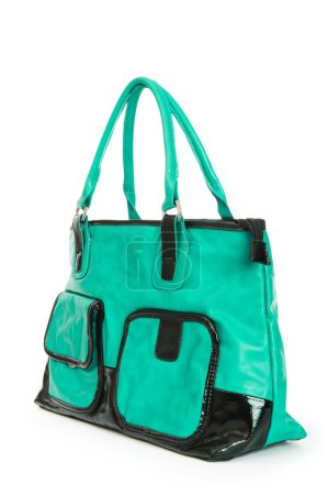 Sac femme élégant sur blanc 
