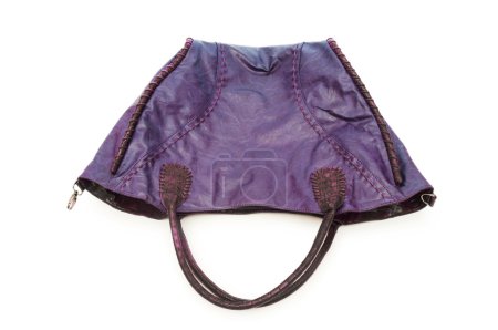 Sac femme élégant sur blanc 